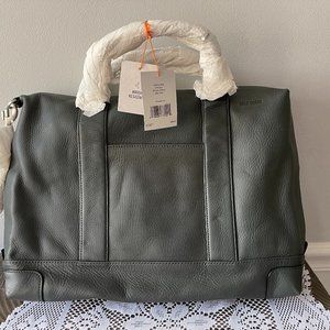 Jack Spade Bristol Leather Charter Brief NYRU2034 Moss NEW W/Tags